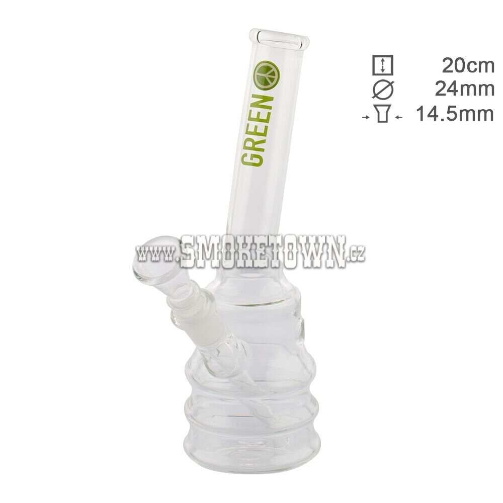 Greenline Glass Bong Peace Specials 20cm