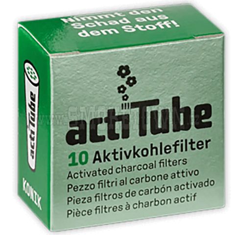 actiTube KONIK EXTRA SLIM – uhlíkové filtry 6 mm