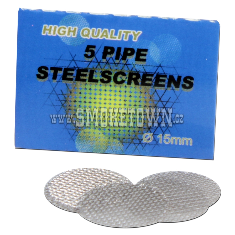 Black Leaf Steel Screens Pipe 5ks 15mm 2