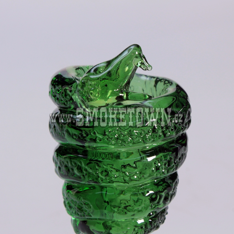 Glassbowl ´Viper´ coloured Green SG18 2