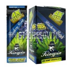 Kingpin Hemp Wraps Blueberry 4 ks