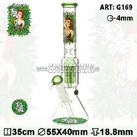 Dope Bros Grass Icebong 8-Arm Percolator Green 35cm