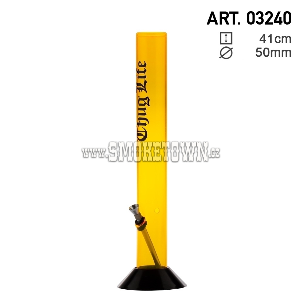 Acrylic Bong Thug Life Yellow 41cm