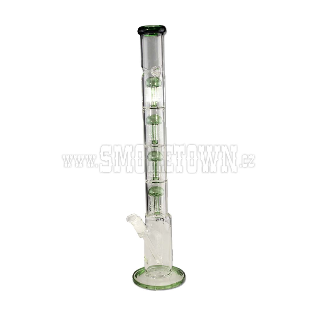 BL The Skyscraper Ice Bong 4x 8-Arm Tree Perco Green 62cm