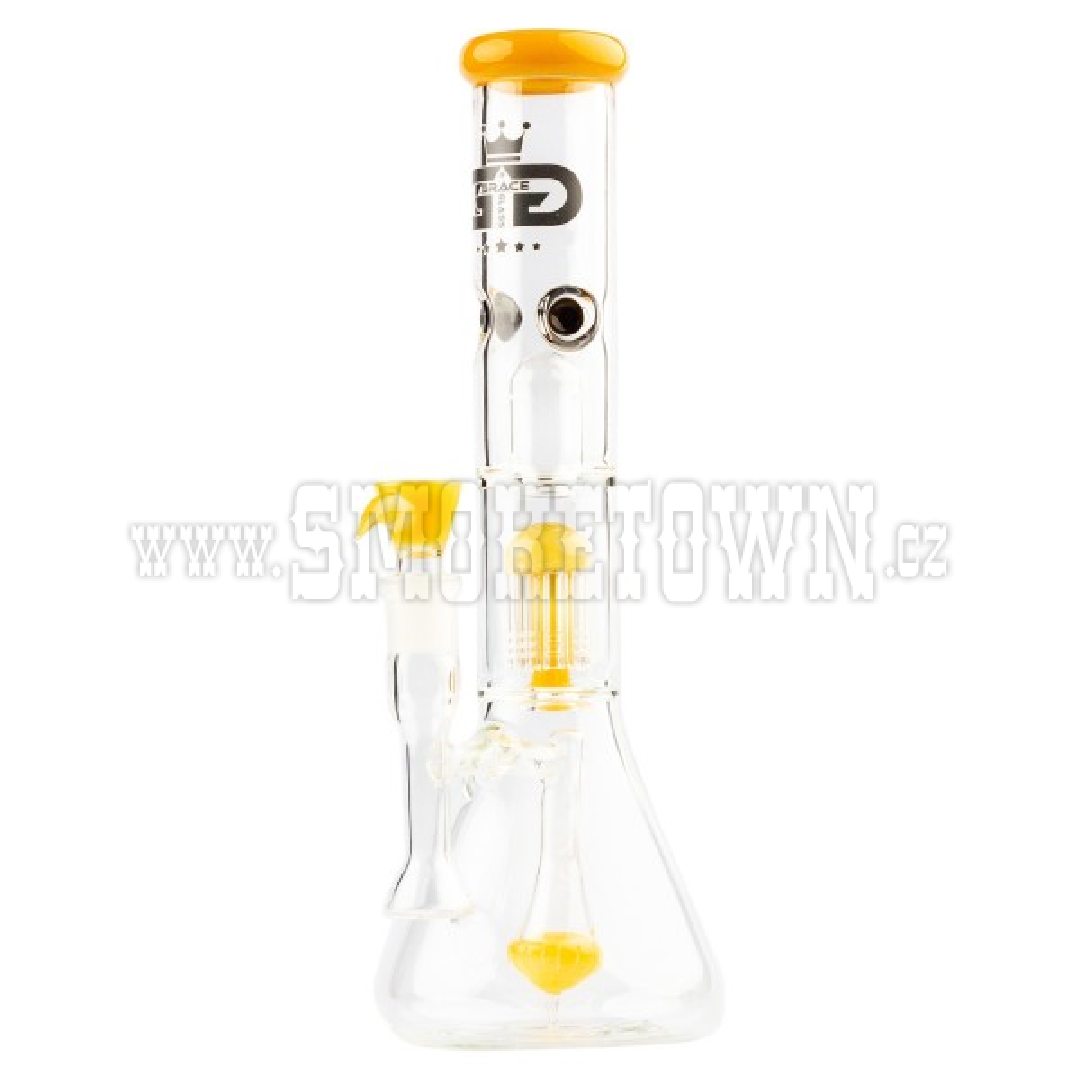 Grace Glass Limited Edition Yellow Beaker Bong 35cm