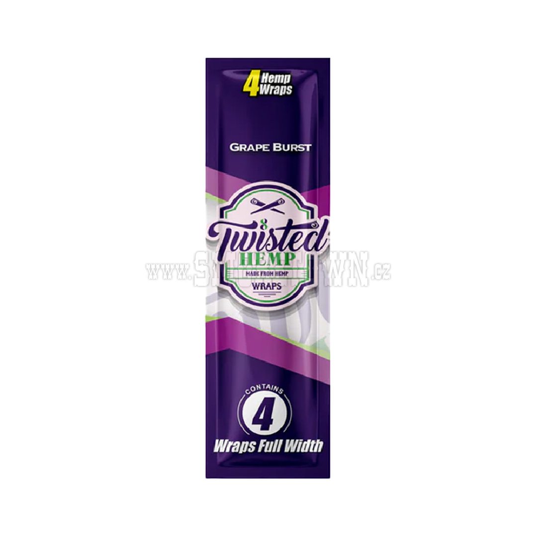 Twisted Hemp Blunt Wraps Grape Burst 2