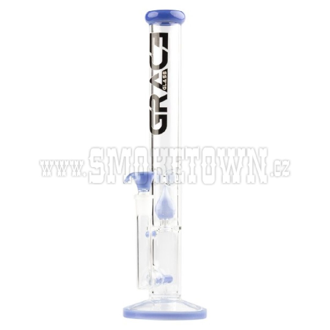 Grace Glass Limited Edition Straight Blue Bong 41cm