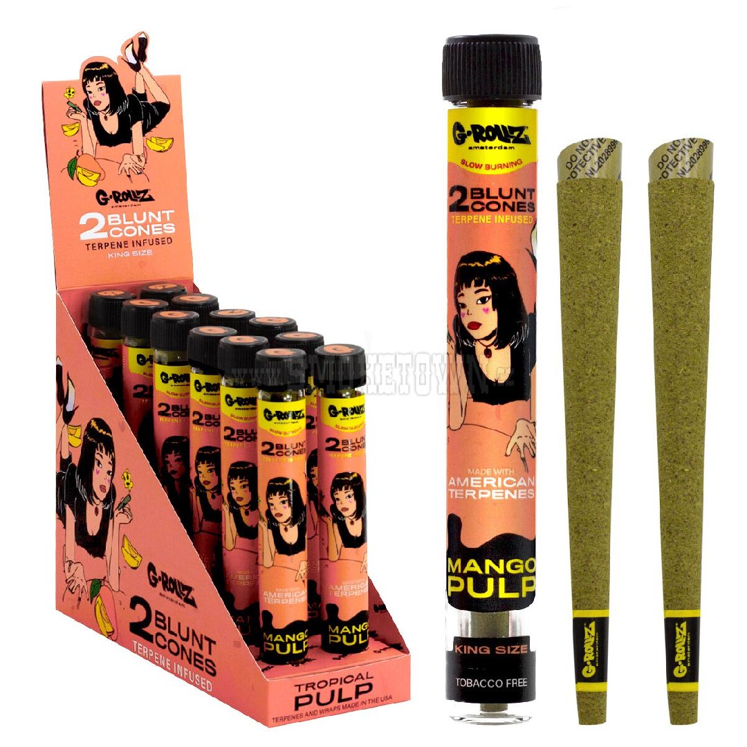 G-Rollz  Terpene Infused Blunt Cones Mango Pulp 2