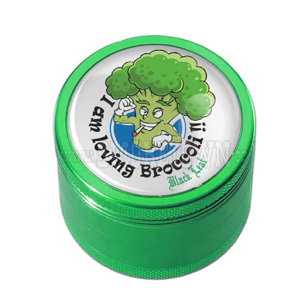 Black Leaf Grinder BROCCOLI 4-part