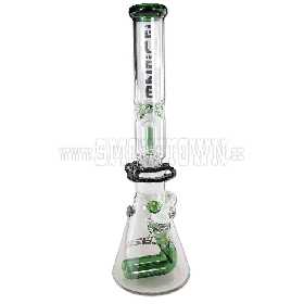 M+M Blaze Bong w Double Inlineslit Diffuser green 56cm