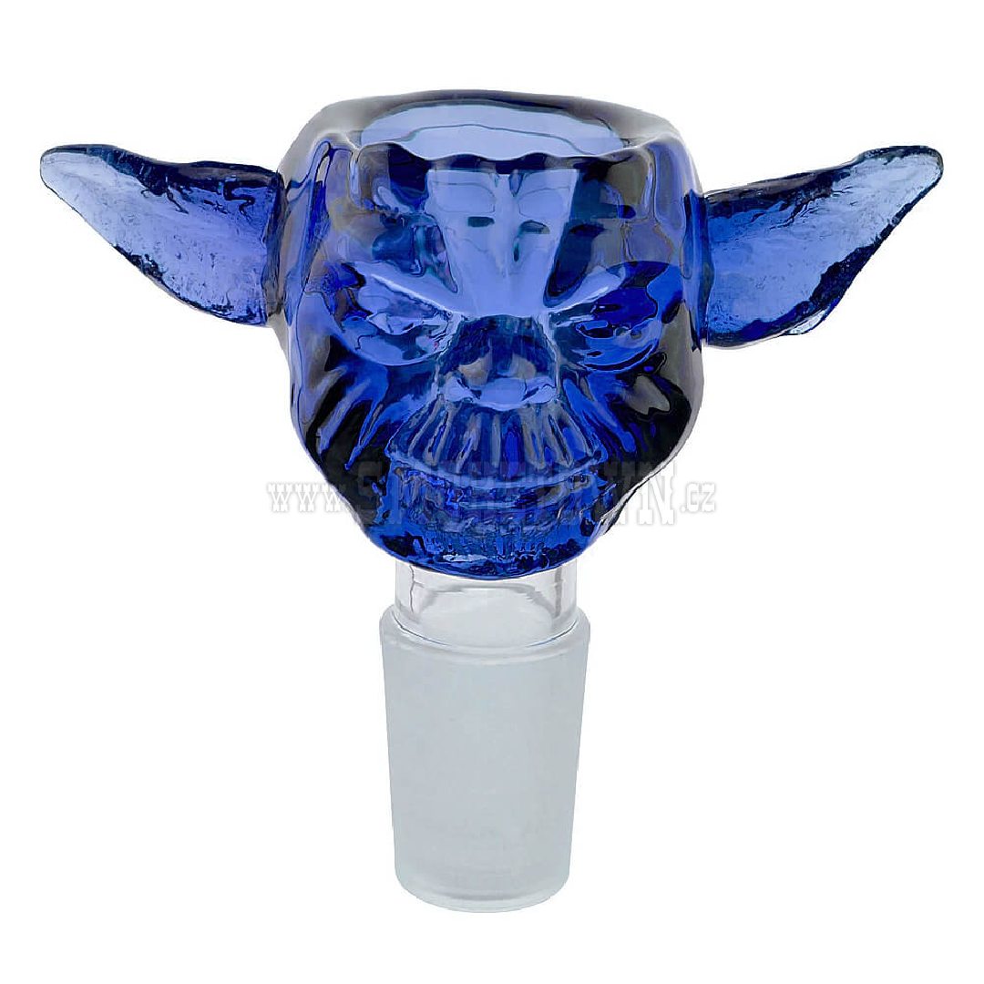 Alien Blue Glass Bowl SG18