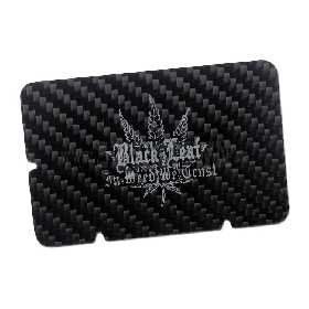 Black Leaf Carbon Fiber Card