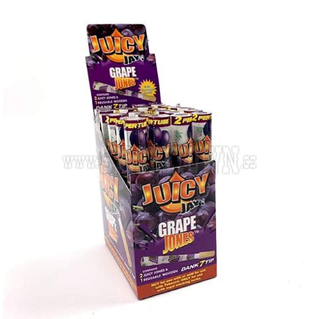 Juicy Jay´s Jones Paper Grape Box 24ks