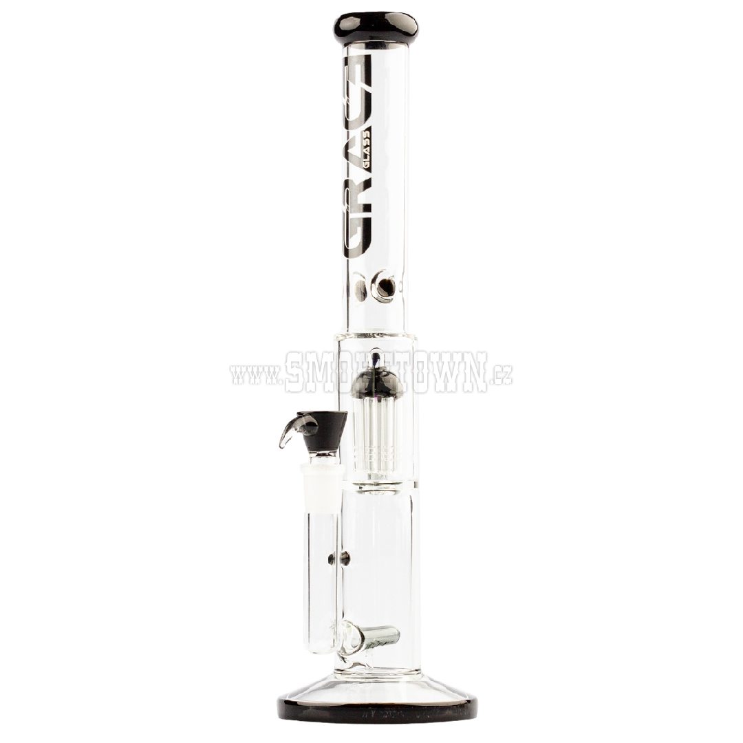 Grace Glass Limited Edition Black Barrel Bong 42cm